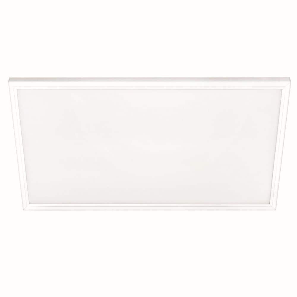 Feit Electric 24 in. W x 48 in. L 4500 Lumens 52-Watt Integrated LED Edge-Lit Flat Panel T-Bar Grid Troffer/Flushmount Color Changing