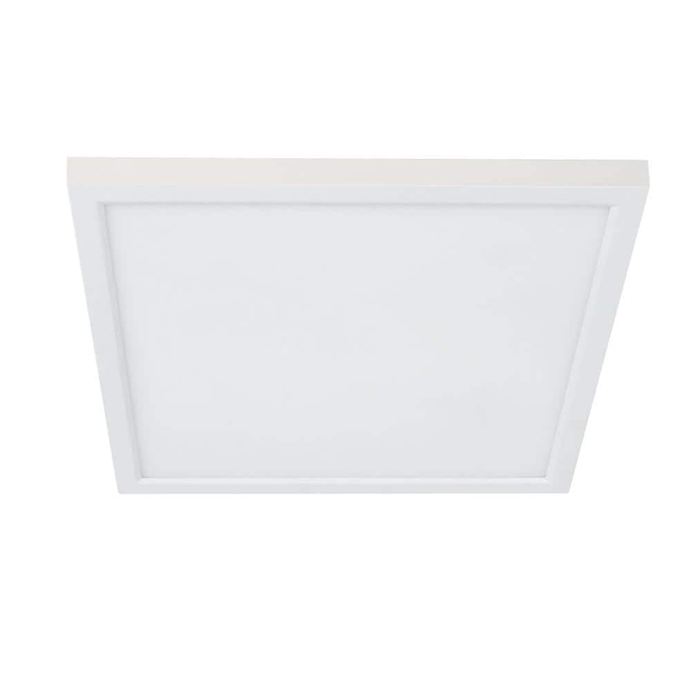 Feit Electric 5 in. 8-Watt Title 24 Dimmable White Integrated LED Square Flat Panel Ceiling Flush Mount with Color Change CCT