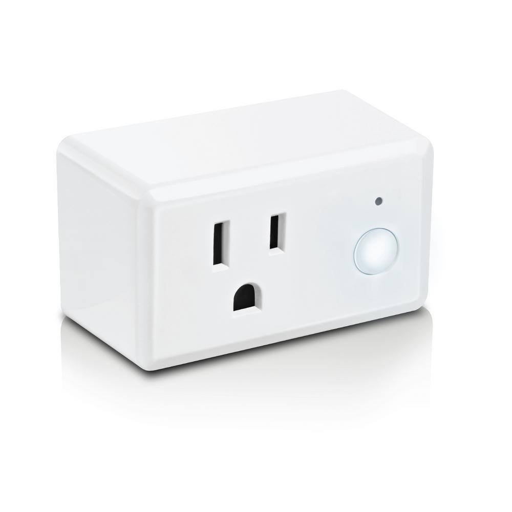 Feit Electric 15-Amp Indoor Alexa / Google Assistant Compatible Wi-Fi Smart Home Plug with Night Light, No Hub Required (12-Pack)