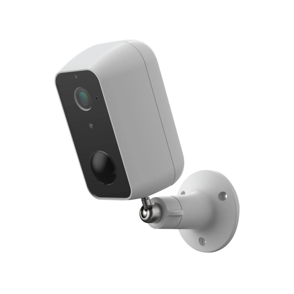Feit Electric Battery Powered Outdoor Wall Mount Wi-Fi Smart IP Security Camera Motion & Sound Detection Microphone/Speaker (3-Pack)