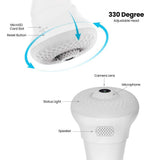 Feit Electric HD 1080P 10-Watt A23 LED Wi-Fi Smart IP Surveillance Home Security Camera Light Bulb, No Hub Required, Daylight (4-Pack)