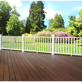 Fiberon ArmorGuard Regency/Enclave White Nylon Line Rail Hardware Kit