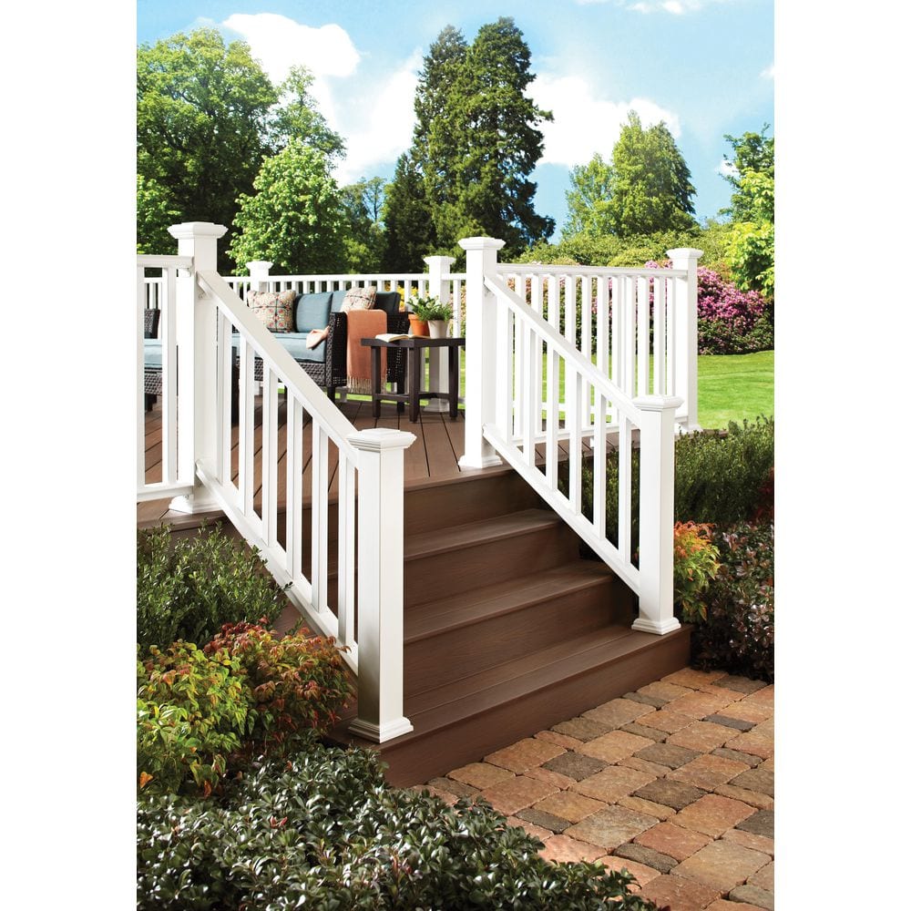 Fiberon ArmorGuard Regency/Enclave White Nylon Stair Rail Hardware Kit