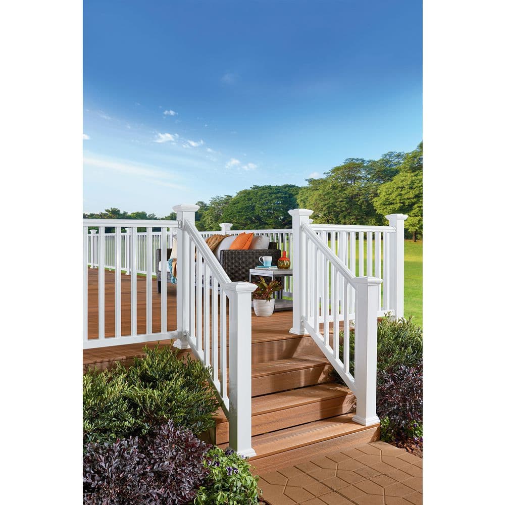 Fiberon ArmorGuard Regency/Enclave White Nylon Stair Rail Hardware Kit