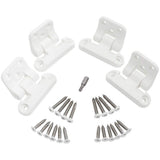 Fiberon ArmorGuard Regency/Enclave White Nylon Stair Rail Hardware Kit
