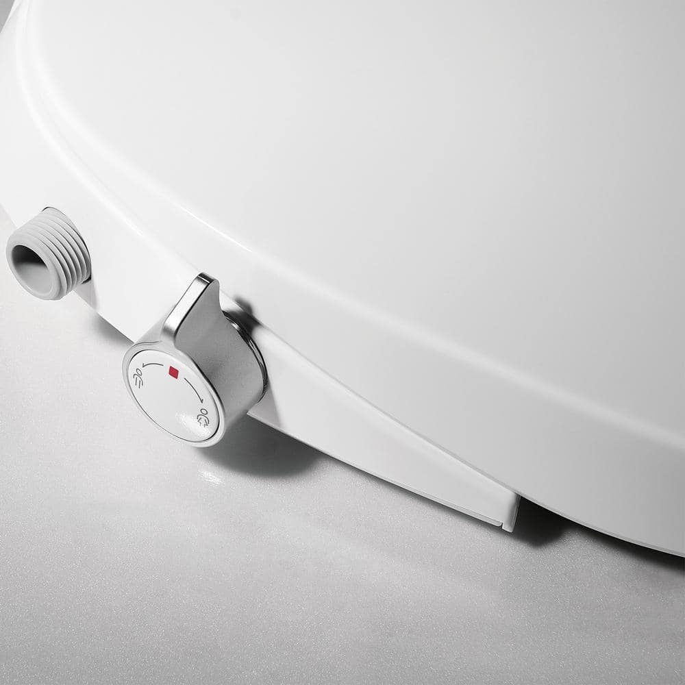 ROSWELL Taranto Quick-Release Elongated Toilet Seat with Bidet in White