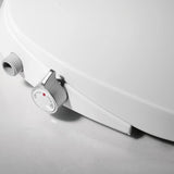 ROSWELL Taranto Quick-Release Elongated Toilet Seat with Bidet in White