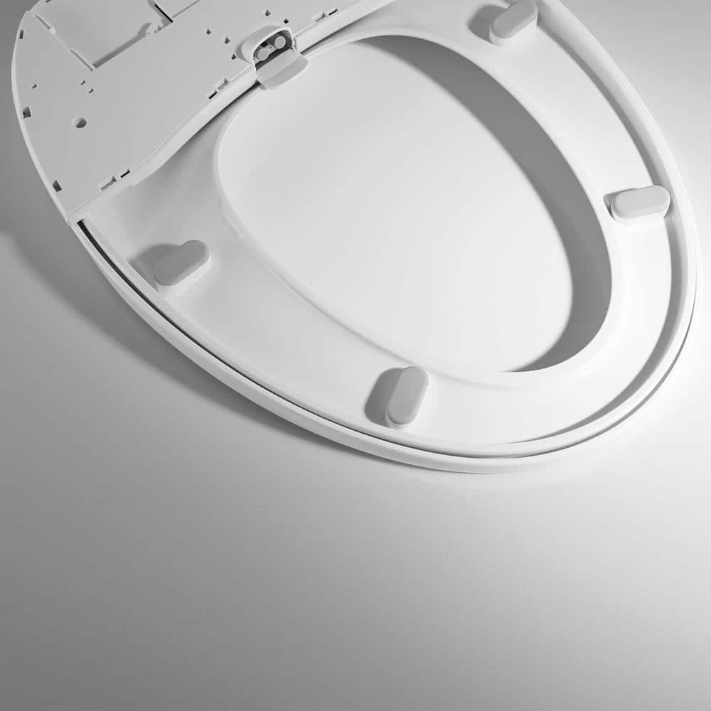ROSWELL Taranto Quick-Release Elongated Toilet Seat with Bidet in White