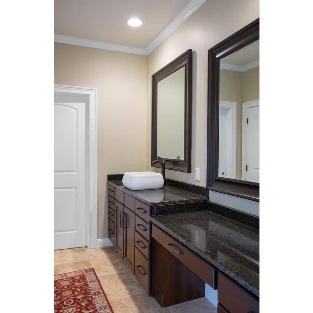 FINISHED ELEGANCE 458 11/16 in. x  4 5/8 in. x  96 in. Finished MDF White Jamb Moulding (1-Piece − 8 Total Linear Feet)