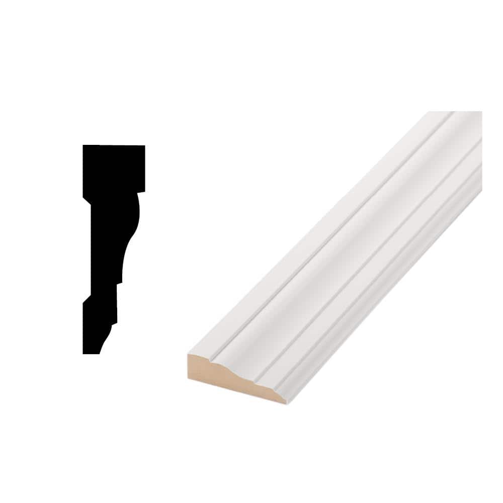 FINISHED ELEGANCE 0.625 in.D 2.25 in. W Medium Density Fiberboard (MDF) Casing Door Pack