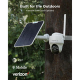 REOLINK Go Series Solar Powered 4G LTE Outdoor 4K PT Wireless Home Security Camera, Smart Animal Detect, 64GB Local Storage