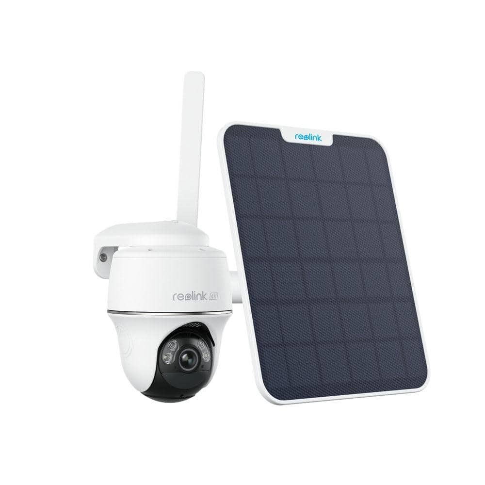 REOLINK Go Series Solar Powered 4G LTE Outdoor 4K PT Wireless Home Security Camera, Smart Animal Detect, 64GB Local Storage