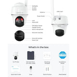 REOLINK Go Series Solar Powered 4G LTE Outdoor 4K PT Wireless Home Security Camera, Smart Animal Detect, 64GB Local Storage