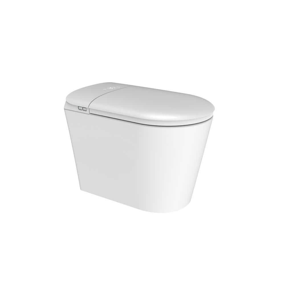 FORCLOVER Elongated Bidet Toilet 1.28 GPF with Heated Seat and LED Display