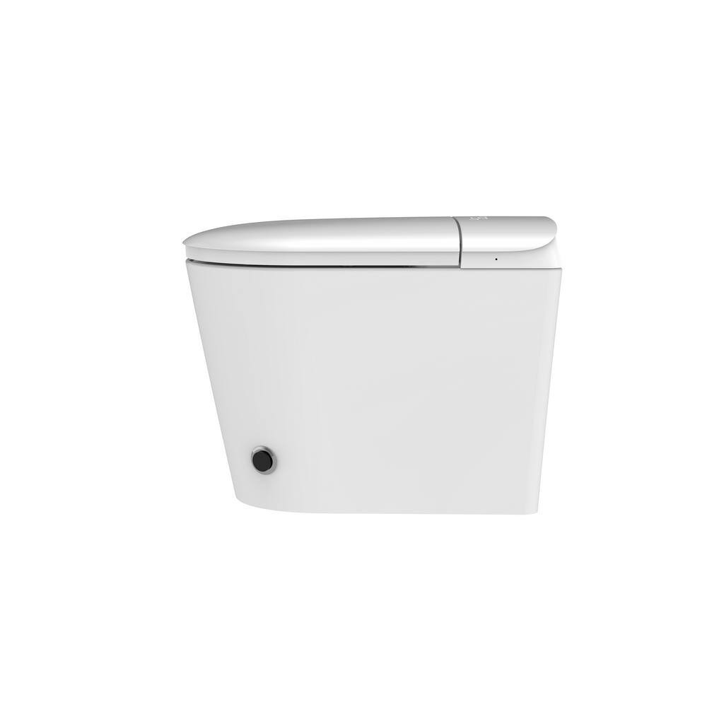 FORCLOVER Elongated Bidet Toilet 1.28 GPF with Heated Seat and LED Display