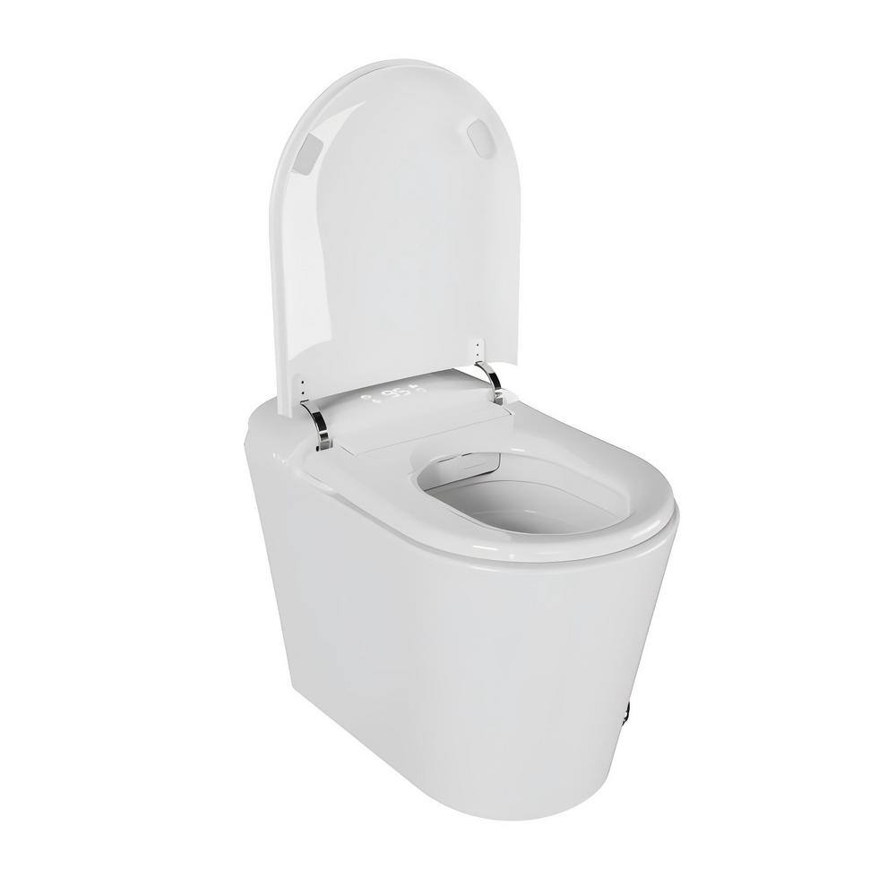 FORCLOVER Elongated Bidet Toilet 1.28 GPF with Heated Seat and LED Display