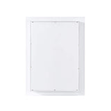 FORCLOVER 24 in. W x 32 in. H Rectangular Recessed Solid Wood Medicine Cabinet with Mirror, Left Hinge