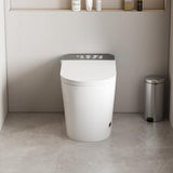 FUFU&GAGA Elongated Smart Bidet Toilet in White with Auto Mode & Heated Seat