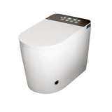 FUFU&GAGA Elongated Smart Bidet Toilet in White with Auto Mode & Heated Seat