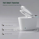 FUNKOL Elongated Smart Bidet Toilet with Auto Deodorization and Heated Seat