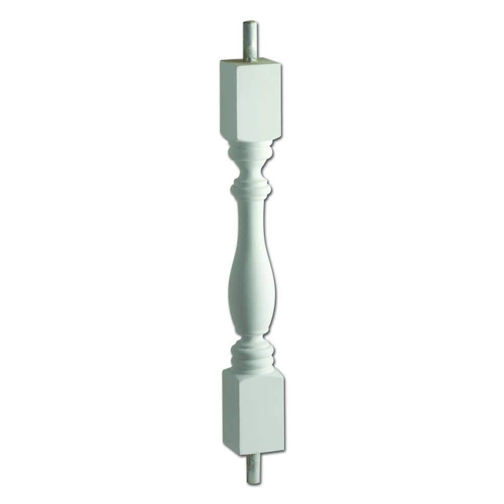 Fypon 18 in. x 2-1/2 in. x 2-1/2 in. Polyurethane Woodruff Baluster for 5 in. Balustrade System