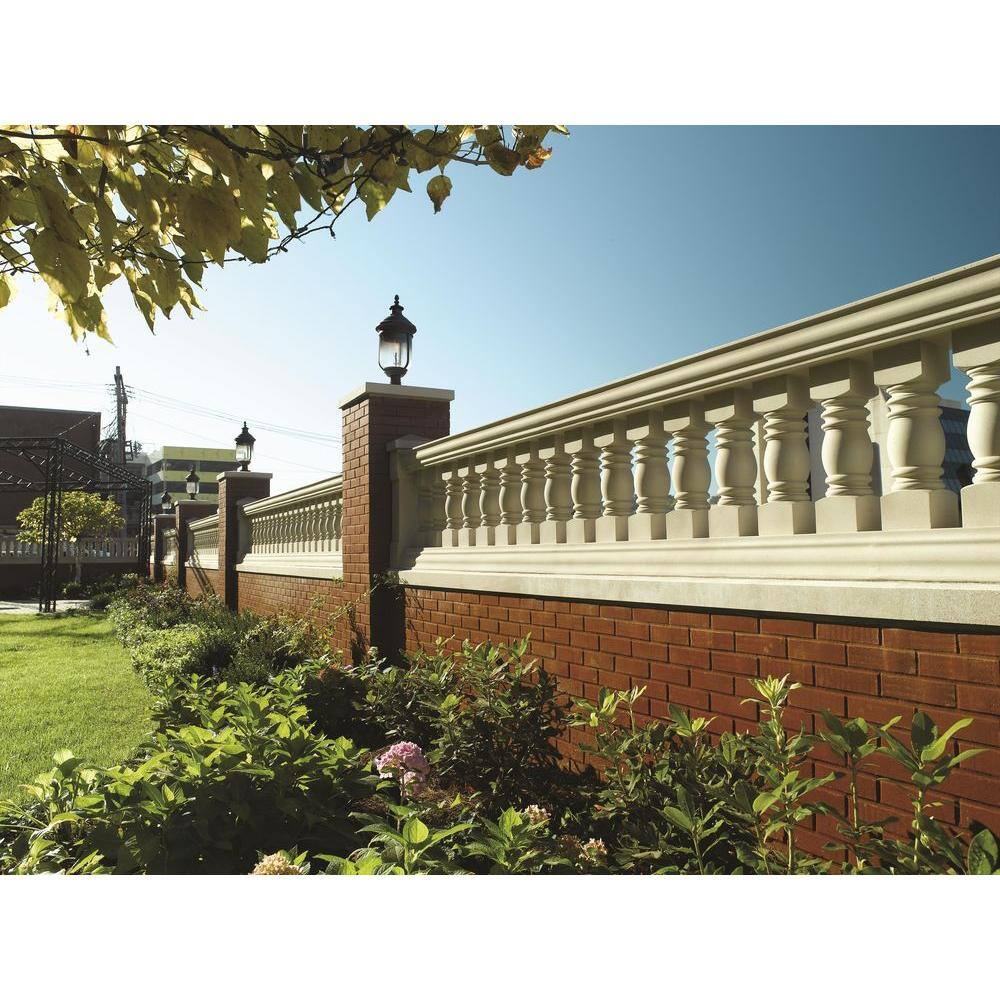 Fypon 20 in. x 2-1/2 in. x 2-1/2 in. Polyurethane Ashley Baluster for 5 in. Balustrade System