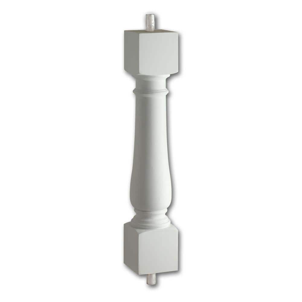 Fypon 31 in. x 4-1/4 in. x 4-1/4 in. Polyurethane Classic Baluster for 7 in. Balustrade System