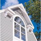 Fypon 24-1/8 in. inside width x 16-1/8 in. inside height x 1 in. Polyurethane Half Round Arch Flat Trim