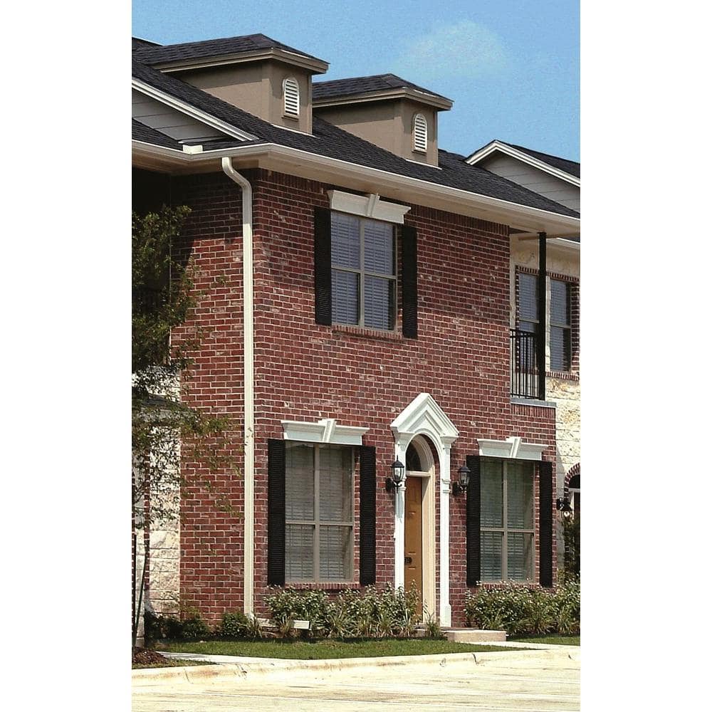 Fypon 1 - 5/8 in. x 5-1/4 in. x 90 in. Primed Polyurethane Pilaster Plain Moulding with Plinth Block