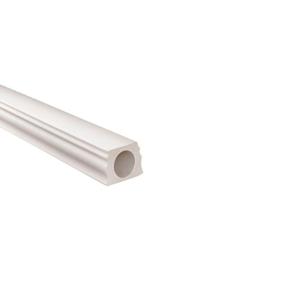 Fypon 4-1/2 in. x 3-1/8 in. x 96 in. Polyurethane Straight Bottom Rail for 5 in. Balustrade System
