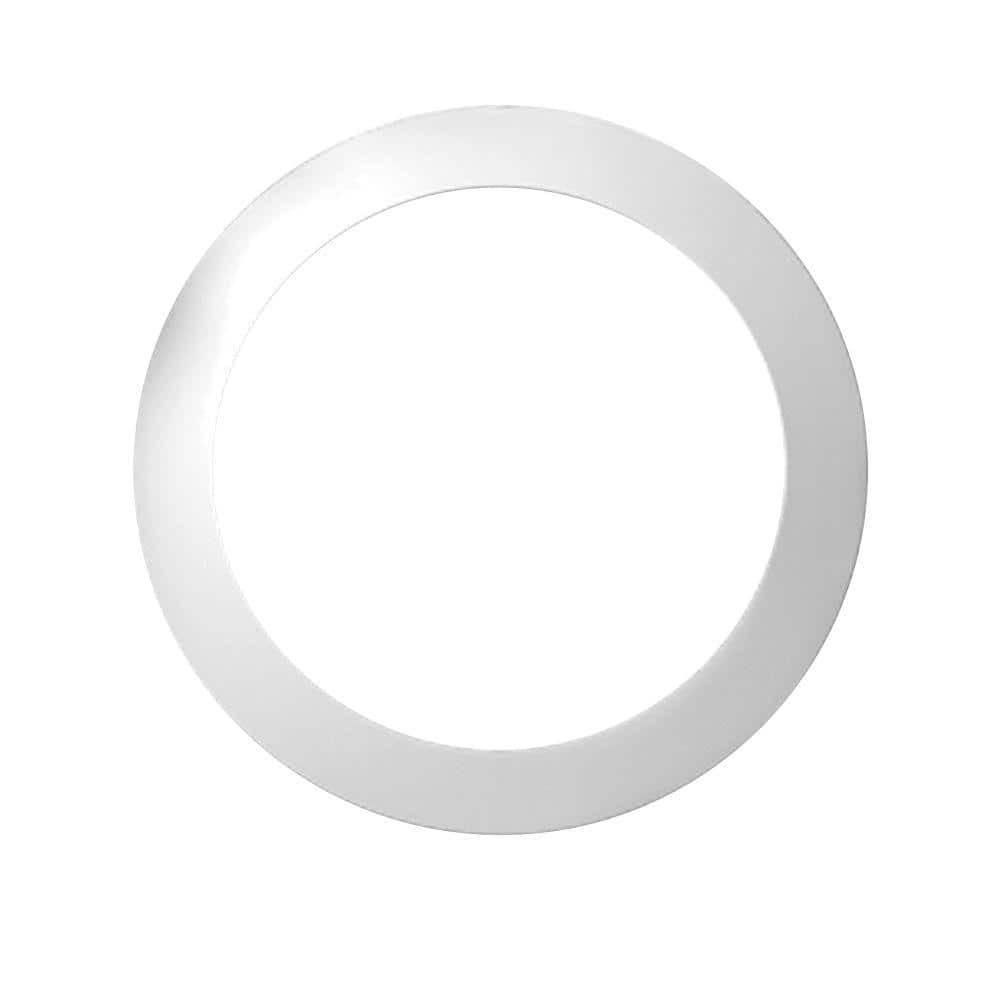 Fypon 35-3/16 in. x 35-3/16 in. x 1 in. Polyurethane Flat Trim for Round Louver Gable Vent