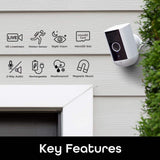 Geeni Freebird 1080p Outdoor WiFi Surveillance with Night Vision and Motion Detection Security Camera Compatible with Alexa