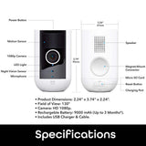 Geeni Freebird 1080p Outdoor WiFi Surveillance with Night Vision and Motion Detection Security Camera Compatible with Alexa
