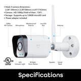 Geeni Hawk 3 Indoor/Outdoor HD 1080p Wi-Fi Wired Standard Security Camera IP65 Weatherproof with Remote Access