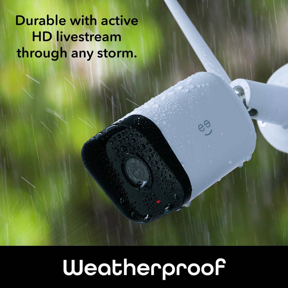 Geeni Hawk 3 Indoor/Outdoor HD 1080p Wi-Fi Wired Standard Security Camera IP65 Weatherproof with Remote Access