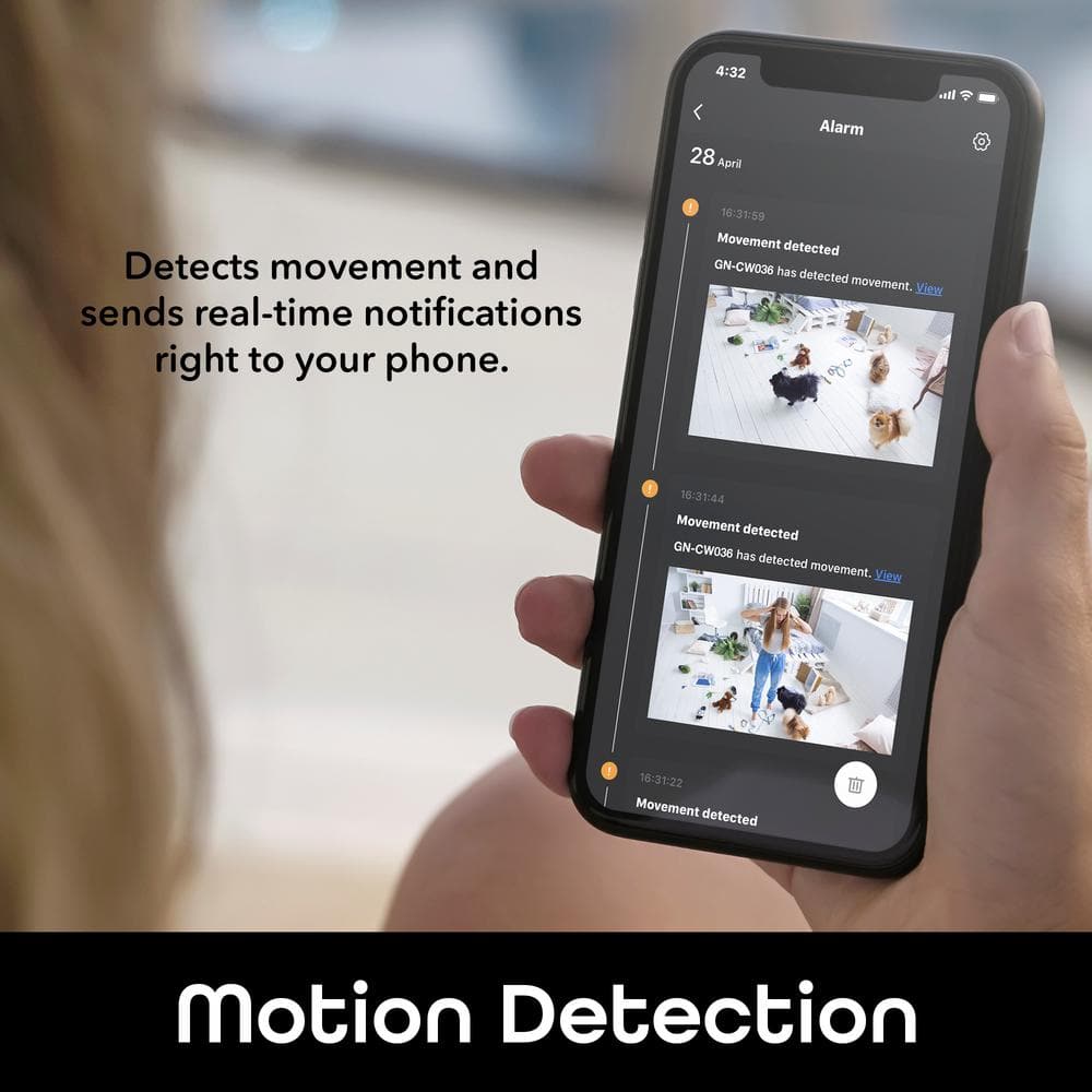 Geeni Glimpse 1080p HD Wireless Smart Camera - Indoor Home Security Camera - No Hub Required - Voice Control