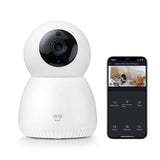 Geeni Scope WiFi Indoor Smart Motion Tracking Security Camera, No Hub Required, 2 Way Audio and Night Vison, Works with Alexa