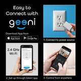 Geeni Scope WiFi Indoor Smart Motion Tracking Security Camera, No Hub Required, 2 Way Audio and Night Vison, Works with Alexa