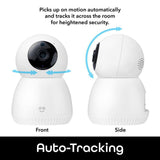 Geeni Scope WiFi Indoor Smart Motion Tracking Security Camera, No Hub Required, 2 Way Audio and Night Vison, Works with Alexa