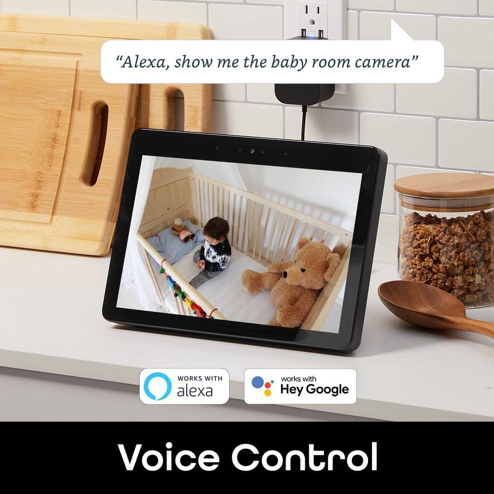 Geeni Scope WiFi Indoor Smart Motion Tracking Security Camera, No Hub Required, 2 Way Audio and Night Vison, Works with Alexa