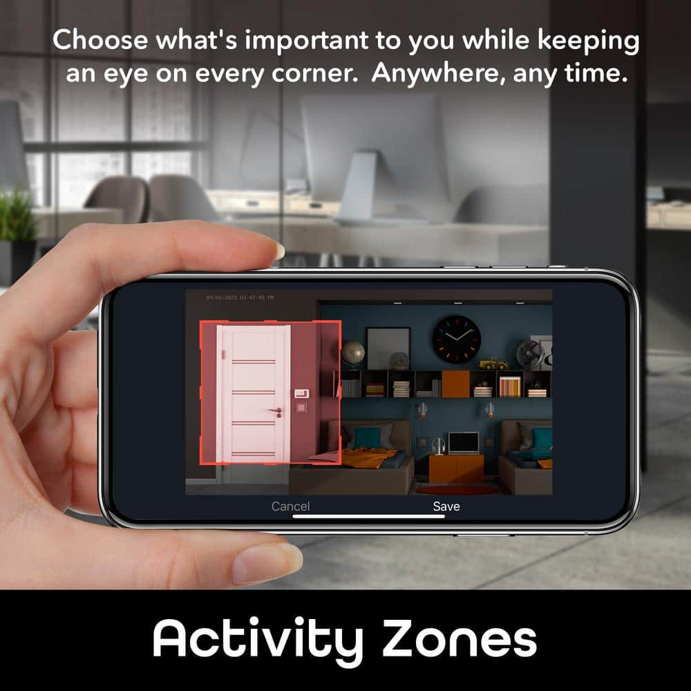 Geeni Sentinel 1080p HD Indoor Tilt Wi-Fi Wireless Camera with Voice Control and Motion Alerts No Hub Required