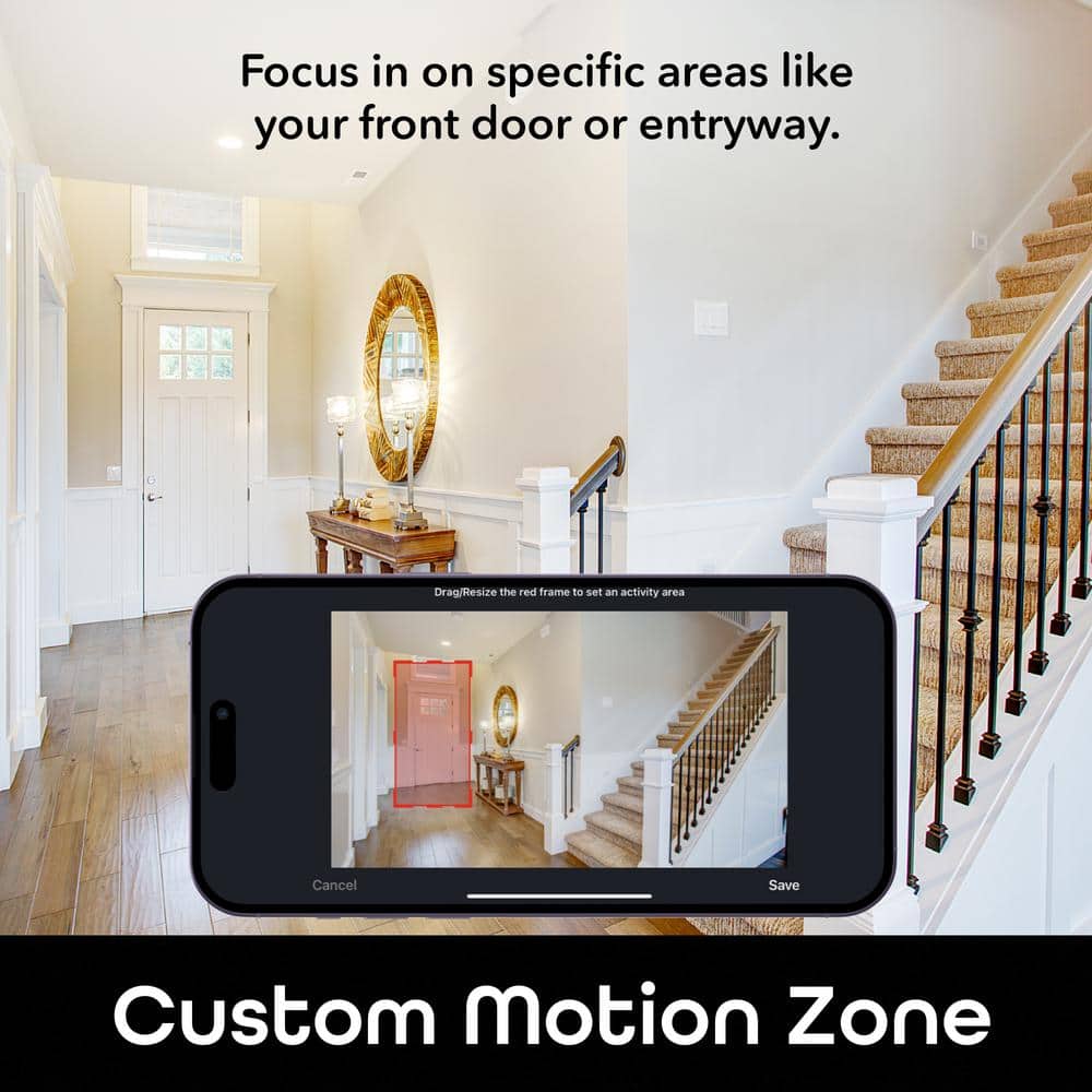Geeni Insight Smart Security Camera for Home - 2K Quad HD, Wi-Fi, Motion Detection, Night Vision, 2-Way Audio (2-Pack)