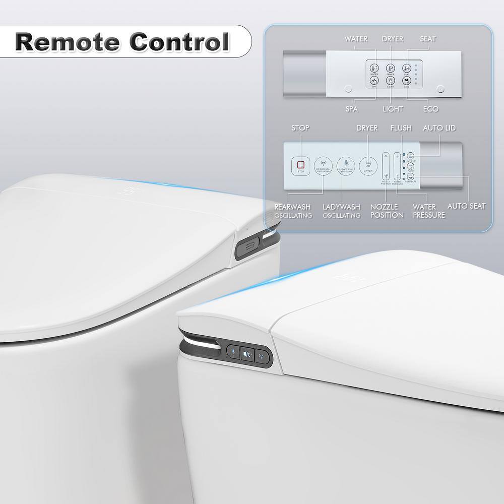 GIVING TREE Smart Toilet Bidet with Warm Air Dryer and Aroma Diffusion