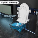 GIVING TREE Smart Toilet Bidet with Warm Air Dryer and Aroma Diffusion