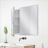 Glacier Bay 30 in. W x 26 in. H Rectangular Wood Composite Medicine Cabinet with Mirror