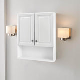 Glacier Bay 23.1 in. W x 27.9 in. H White Rectangular Medicine Cabinet without Mirror with Adjustable Shelves