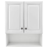 Glacier Bay 23.1 in. W x 27.9 in. H White Rectangular Medicine Cabinet without Mirror with Adjustable Shelves