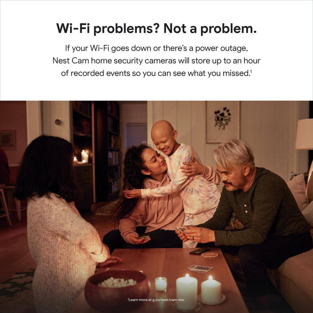 Google Nest Cam (Battery) - Indoor and Outdoor Wireless Smart Home Security Camera