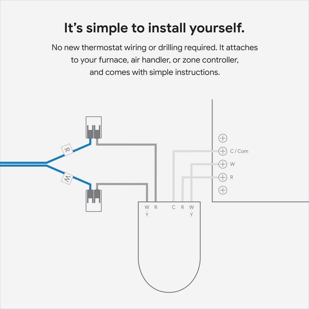 Google Nest Power Connector - C-Wire Substitute - Compatible with Nest thermostats
