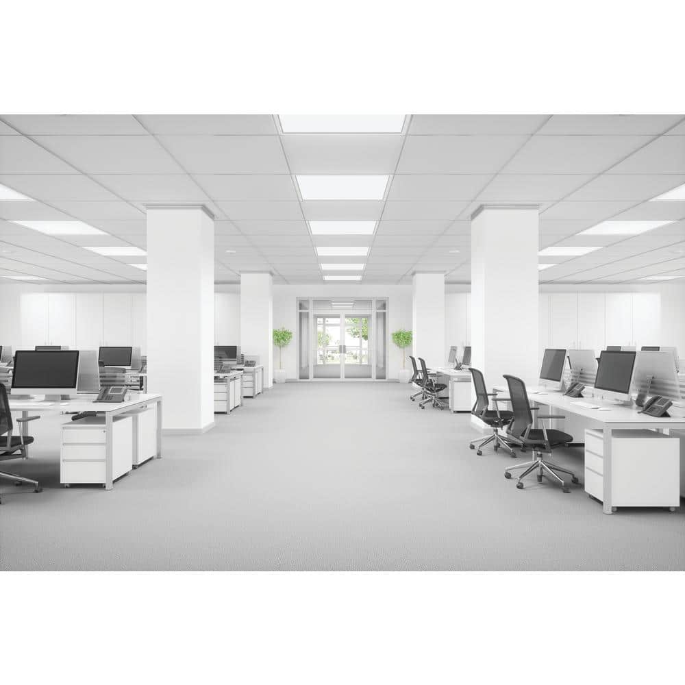 HALCO LIGHTING TECHNOLOGIES 1 ft. x 4 ft. 2190- 4437 Lumens Volumetric Integrated LED White Panel Light, Wattage and CCT Selectable 3500/4000/5000K